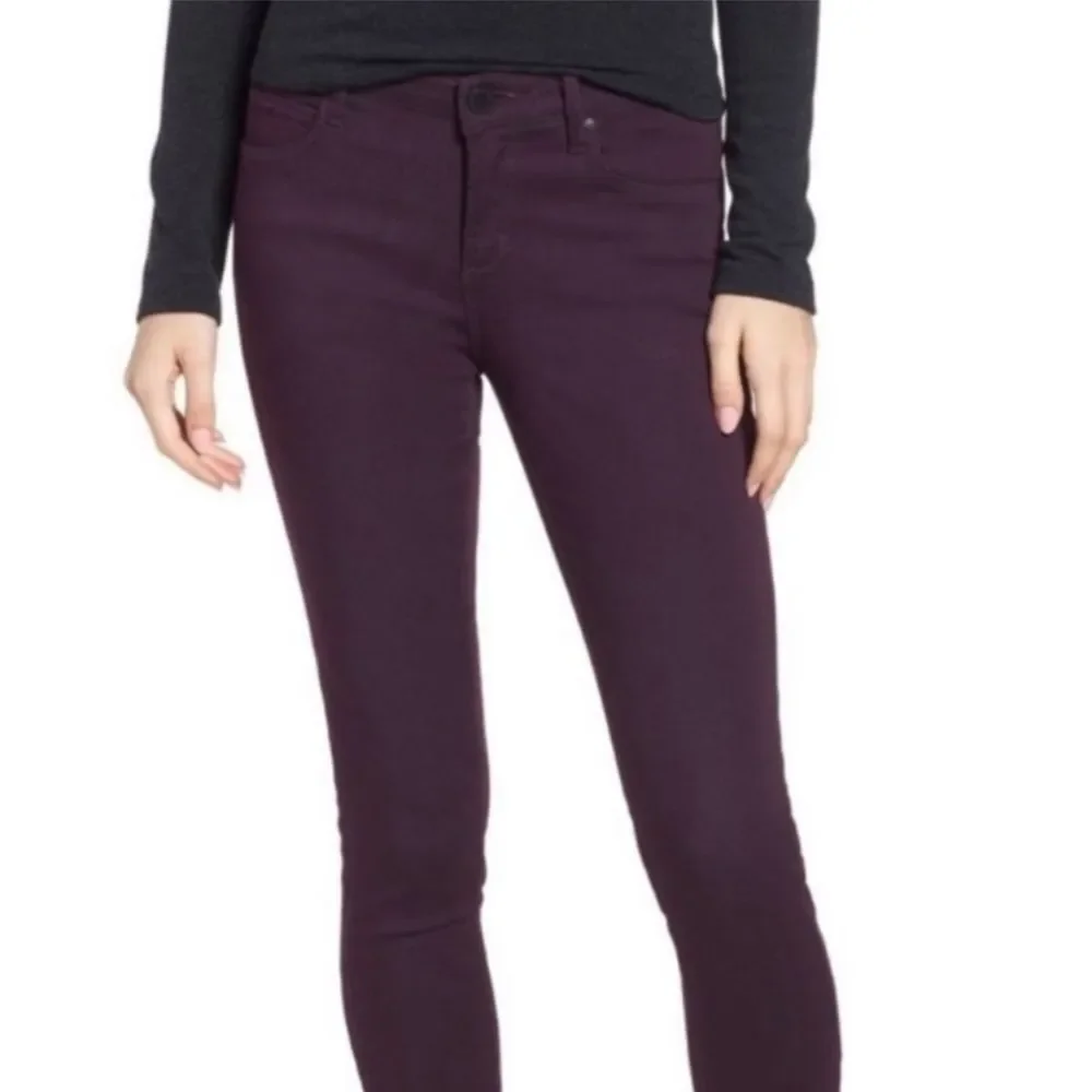 Articles of Society Sarah Cut Off Hem Ankle Skinny Jeans in Boise / Plum Size 28